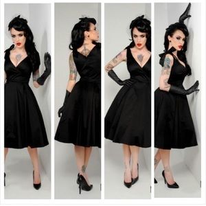 Rare Deadly Dames ‘Tie Me Up’ Dress Pinup Couture